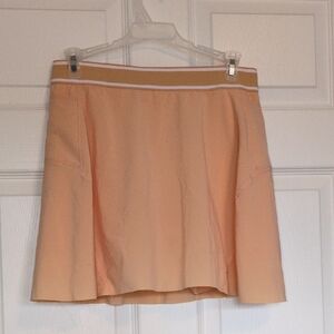 Peter Millar Orange A-Line Mini Skirt for Cocktail